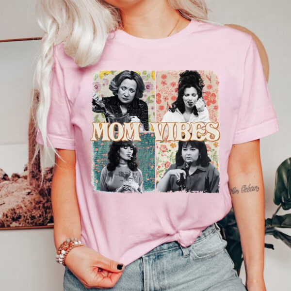 Floral Mom Vibes Shirt 90’s Show Shirt, Lois From Malcolm In The Middle Shirt, Kitty Mom Vibes Shirt, Happy Mother’s Day Shirt