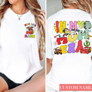 Custom Name Mama MC Quee Shirt, Personalized Pixar Cars Shirt, 95 Lightning MCQ Shirt, Gift For Mom