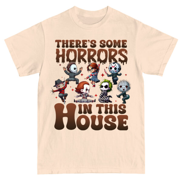 There’s Some Horrors In This House Shirt FUNNY, Halloween Shirt, Horror Halloween Shirt