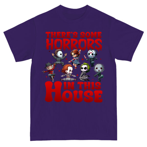 There’s Some Horrors In This House Shirt FUNNY, Halloween Shirt, Horror Halloween Shirt