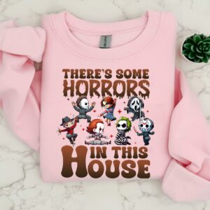 Horrors In This House Shirt Sweatshirt, Horror Movie Shirt, Horror Halloween Shirt