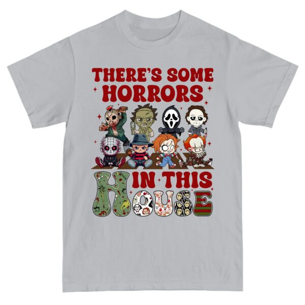 There’s Some Horror In This House Shirt Sweatshirt Hoodie, Funny Halloween Shirt, Halloween Gift, Scary Movie Shirt