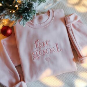 Embroidered For Good Shiz University Sweatshirt, Changed For Good Wicked Embroidery Sweater, Wizard Musical Sweater, Defy Gravity Embroidered Gifts (Copy)