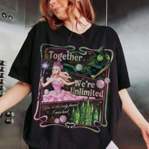 Wicked Together We’re Unlimited Comfort Colors Shirt, Changed For Good Sweatshirt, Wizard Movie ss2 Tee, Musical Magic Wand Movie Fan Gift