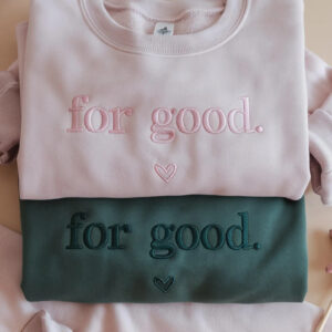 Embroidered For Good Wicked Sweatshirt Changed For Good Oz, Aesthetic Defy Gravity, Wizard Of Oz Changed For Good Sweatshirt Embroidered For Good Wicked Sweatshirt Changed For Good Oz, Aesthetic Defy Gravity, Wizard Of Oz Changed For Good Sweatshirt