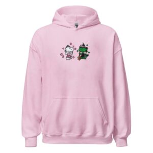 Embroidered Sn–py Wicked Shirt Sweatshirt Hoodie, Changed For Good Wicked Shirt, Wicked For Good Embroidered Sweatshirt, Pink Witch Green Witch, Bestie Gifts