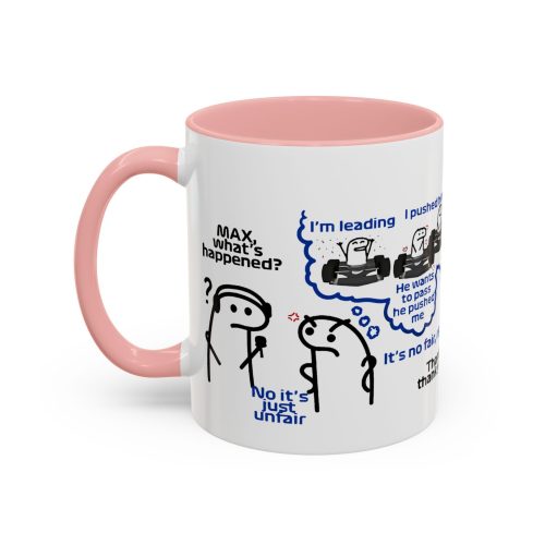 Nothing Just An Inchident Max Verstappen & Leclerc Funny Meme F1 Coffee Cup photo review