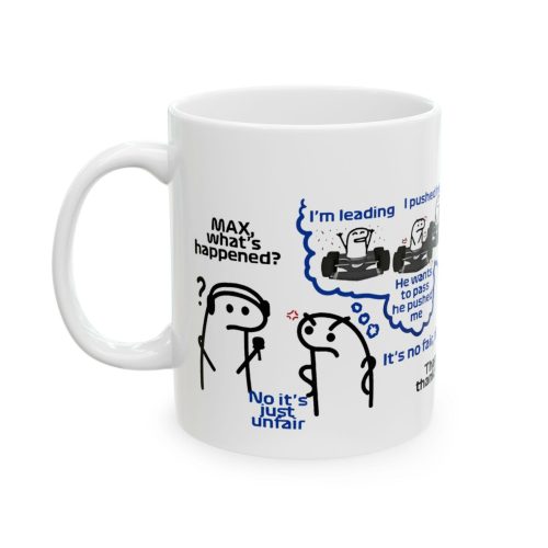 Nothing Just An Inchident Max Verstappen & Leclerc Funny Meme F1 Coffee Cup photo review