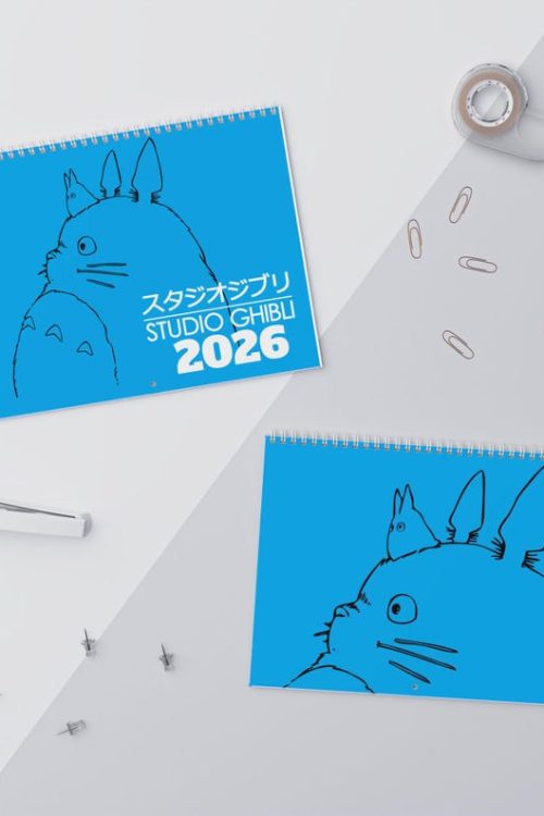 Ghibli Anime Movie 2026 Calendar Blue
