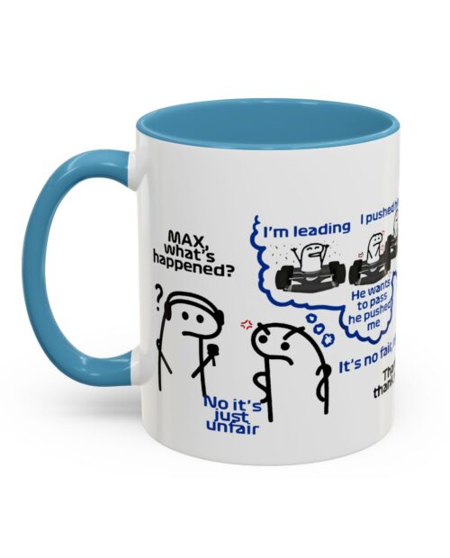 Nothing Just An Inchident Max Verstappen & Leclerc Funny Meme F1 Coffee Cup