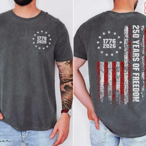 Usa 250 Flag Shirt