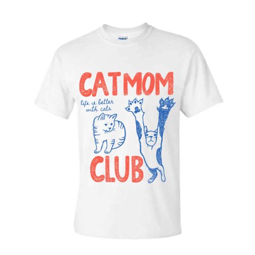 Cat Mom Club Shirt Cat Mom Club Shirt