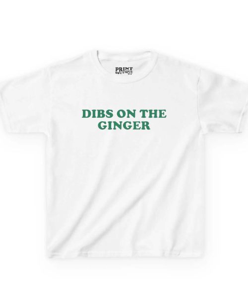 Dibs On The Ginger Baby Tee, Funny Redhead Shirt