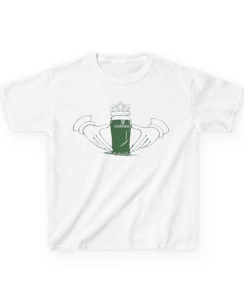 St Patricks Day Claddagh Baby Tee, y2k baby tee