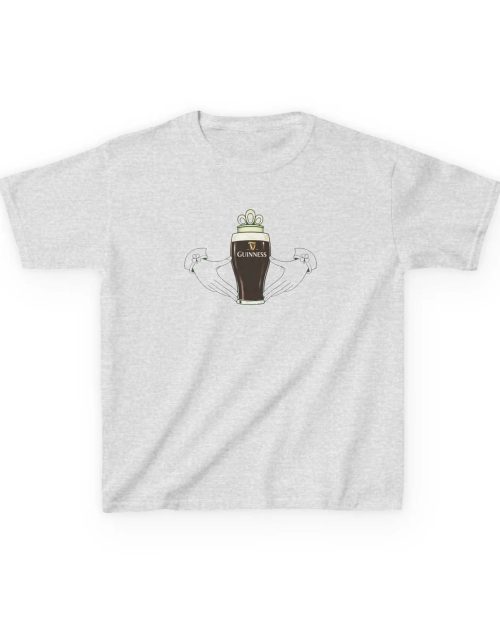 St Patrick’s Day Guinness Claddagh Baby Tee for Women