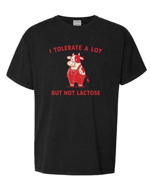 I Tolerate A Lot But Not Lactose Funny T-shirt