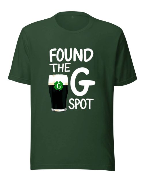 Found The G Spot PNG, Funny St Patricks Day Beer Shirt