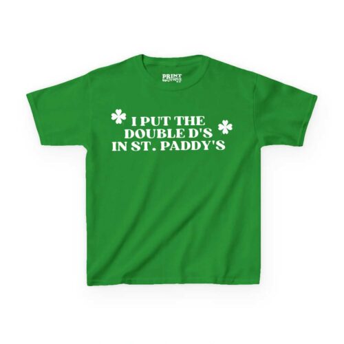 I Put The Double D’s In St Paddy’s Baby Tee, Funny St Patrick’s Day
