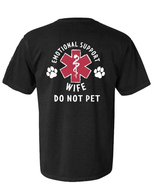 Emotional Support Wife Shirt Funny
