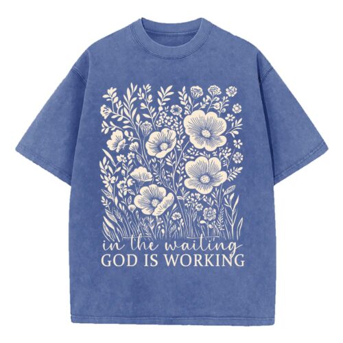 Vintage Floral Christian T-Shirt, Comfort Colors, Bible Verse