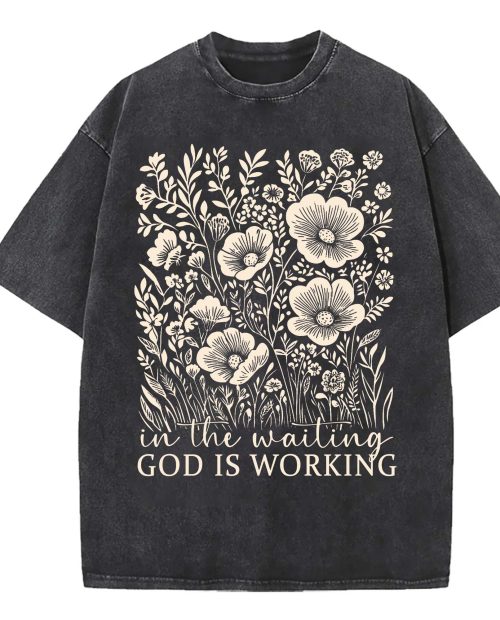 Vintage Floral Christian T-Shirt, Comfort Colors, Bible Verse