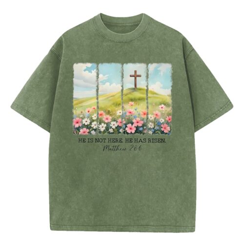 He is not here, he has risen T Shirt, Jesus Easter Shirt
