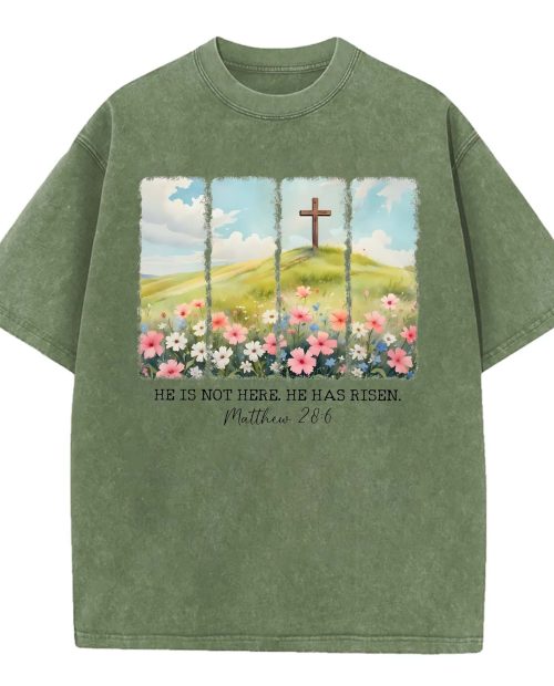 He is not here, he has risen T Shirt, Jesus Easter Shirt