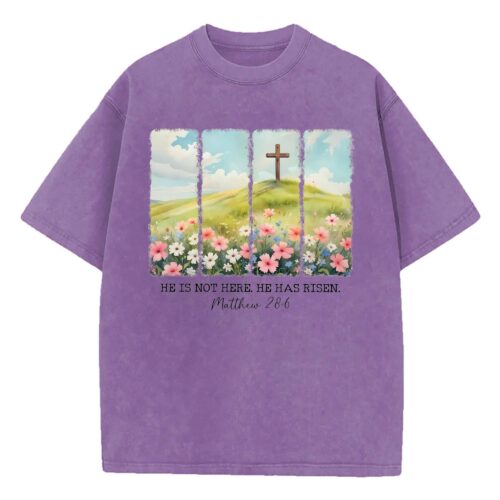 He is not here, he has risen T Shirt, Jesus Easter Shirt