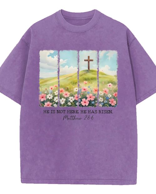 He is not here, he has risen T Shirt, Jesus Easter Shirt