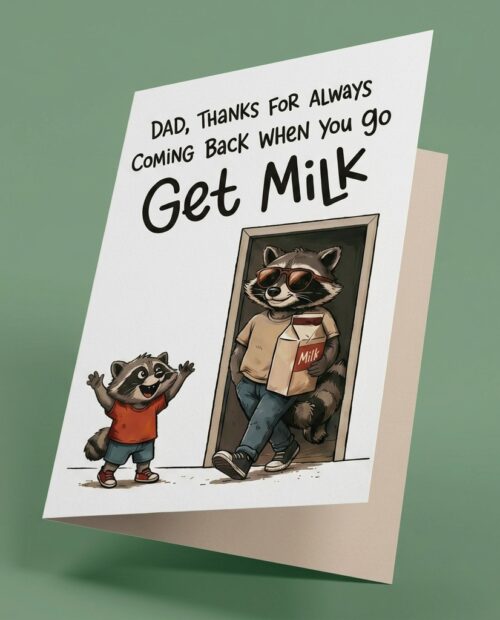 Always Coming Back Funny Father’s Day Card, Best Dad Ever Card, Funny Dad Greeting Card