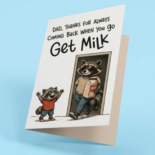 Always Coming Back Funny Father’s Day Card, Best Dad Ever Card, Funny Dad Greeting Card