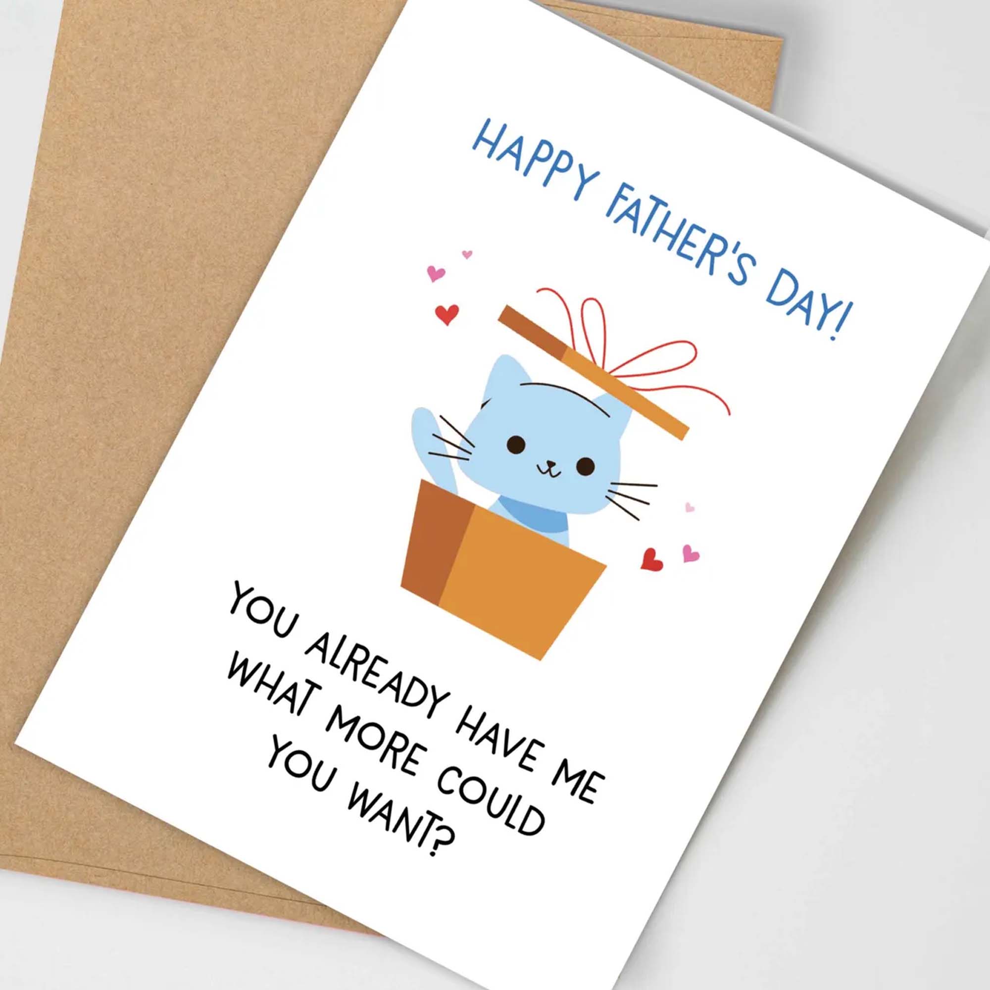 Father’s Day Card From Cat, Cat Fathers Day Card, Cards for Cat Dads from the Cat, Funny Card To Dad From Cat, Cat Dad Gifts, Kitten, Gift Father’s Day Card From Cat, Cat Fathers Day Card, Cards for Cat Dads from the Cat, Funny Card To Dad From Cat, Cat Dad Gifts, Kitten, Gift