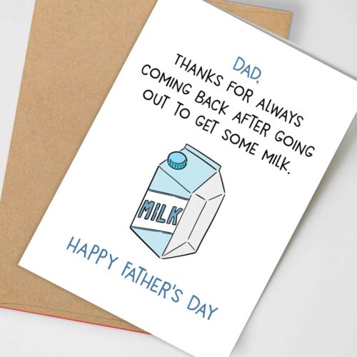 Funny Father’s Card, Happy Father’s Day, Funny Cards for Dad, Gifts For Dad, From Daughter, From Son, All Of Us, Card For Stepdad, Dad Gifts