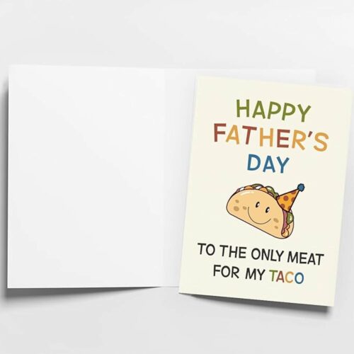 WowBefun Funny Fathers Day Card, Gifts from Father’s Day, Father’s Day Decorations, Happy Fathers Day Card
