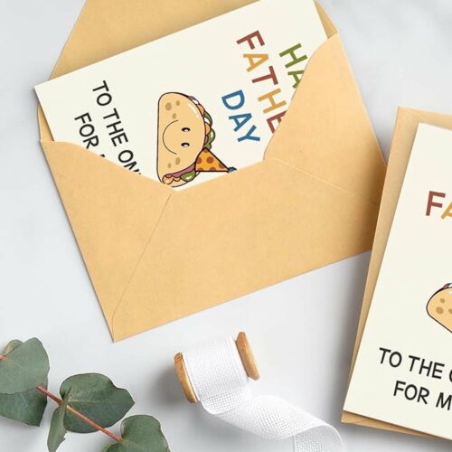 WowBefun Funny Fathers Day Card, Gifts from Father’s Day, Father’s Day Decorations, Happy Fathers Day Card