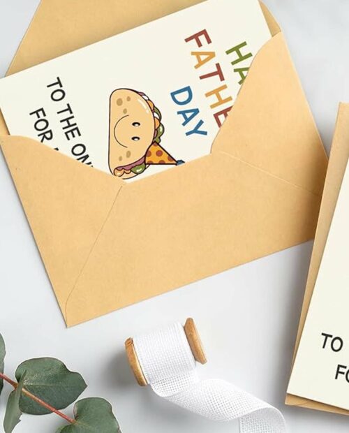 WowBefun Funny Fathers Day Card, Gifts from Father’s Day, Father’s Day Decorations, Happy Fathers Day Card