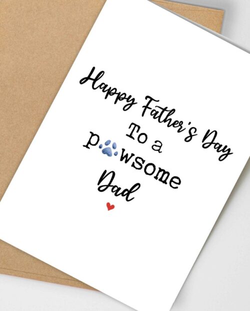 Father’s Day Cards From Dog, Pawther’s Day Card, Pawsome Dad, Dog Dad Gifts, From pet, Pun, From Cat Father’s Day Cards From Dog, Pawther’s Day Card, Pawsome Dad, Dog Dad Gifts, From pet, Pun, From Cat