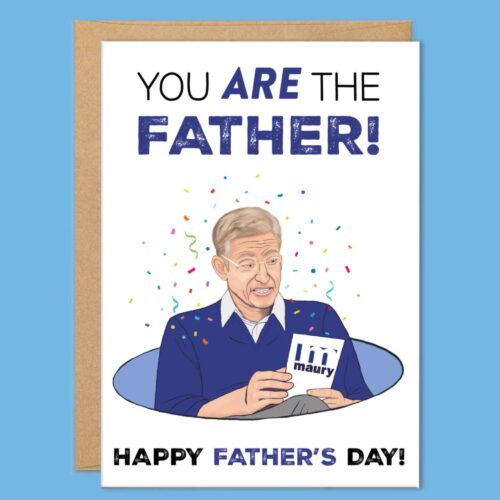 Maury Father’s Day Card, Funny Cards for Dad, Fathers Day Gift For Husband, Maury Card, Gifts for Dad, Boyfriend, You Are