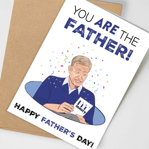 Maury Father’s Day Card, Funny Cards for Dad, Fathers Day Gift For Husband, Maury Card, Gifts for Dad, Boyfriend, You Are