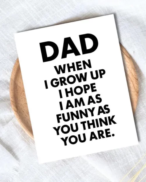 Funny Fathers Day Card – Hilarious Dad Birthday Card Funny Fathers Day Card – Hilarious Dad Birthday Card